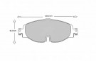 Audi TT TT (FV3) (FV9) PBS Performance Brake Pads 2014>on 8638 thumbnail