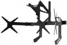 Large Cockpit-Mounted Quad Monitor Stand - 1200mm / 47.25