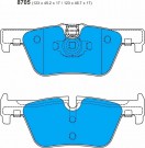BMW F20/F21 114/116/118 BMW BRSCC Supercup Rear Performance Brake Pads 8705 thumbnail