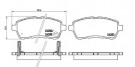 SUZUKI Swift IV Front Pads 8435 thumbnail