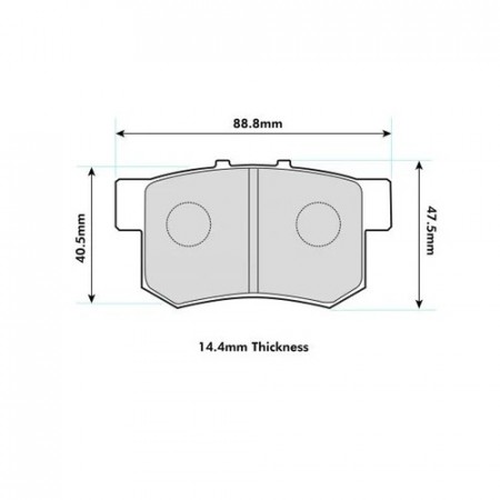 Suzuki Swift III 1.6 Rear Performance Brake Pads 1142