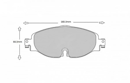 Audi TT TT (FV3) (FV9) PBS Performance Brake Pads 2014>on 8638