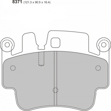 PORSCHE 911 (996) 3.4 Carrera (97-01) Front Performance Brake Pads 8371