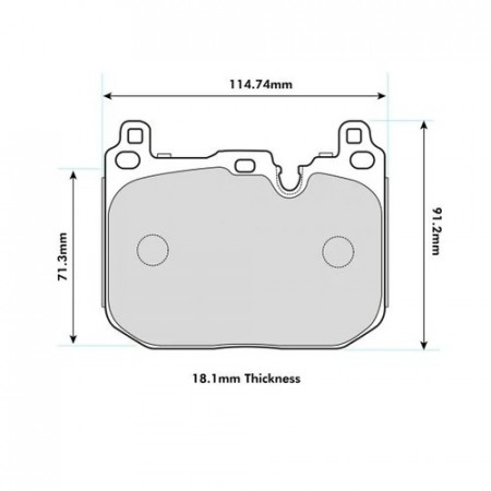 BMW 3 Series (F30, F31, F34, F35, F80 with Brembo caliper) Front Pads 8685