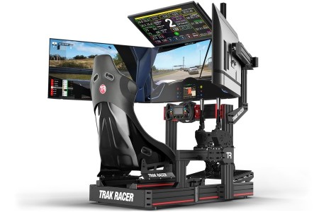 Large Cockpit-Mounted Quad Monitor Stand - 1200mm / 47.25