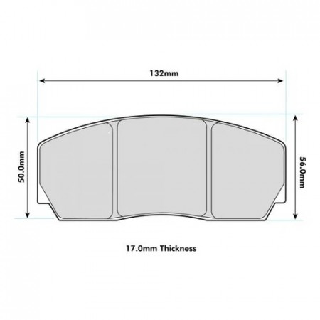BRSCC TT CUP Front brake pads Audi TT cup 8223