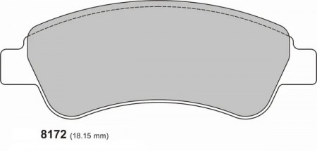 CITROEN DS3 Front Performance Brake Pads PBS 8172