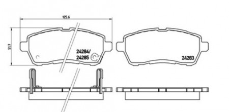 SUZUKI Swift IV Front Pads 8435