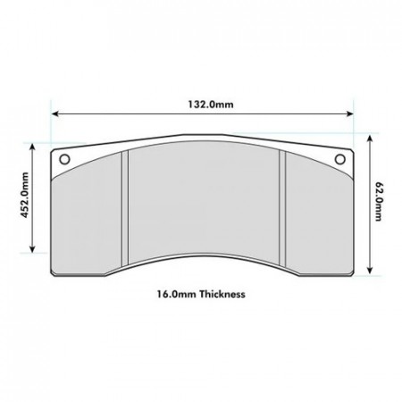 CITROEN R5 DS3 / C3 Rally car Performance Brake Pad 8392