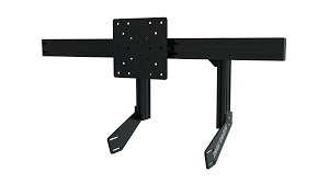 TR8020 svart aluminium rigg-Integrert Single Monitor Stand med VESA Mount