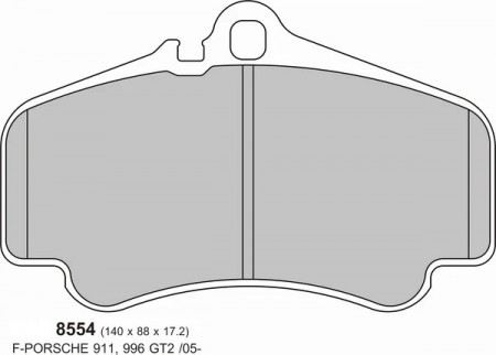 Porsche 911 (997) 3.8 CARRERA S/4/4S/GTS 08-12 FRONT Performance Brake Pads