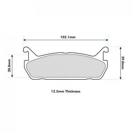 Mazda MX5 (NA) 1.6 115HP (1990-1993) Rear Pads 1180